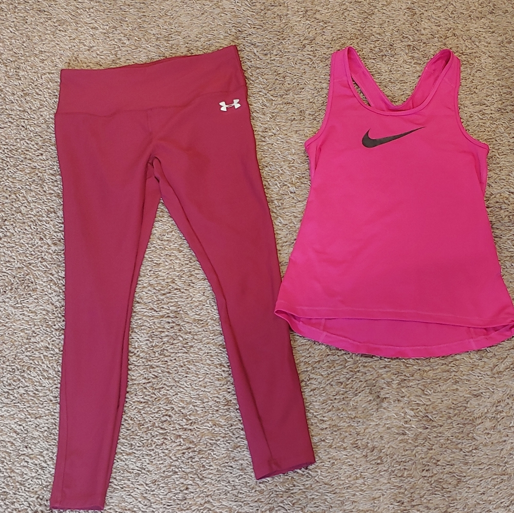 Under Armour Leggings and Nike Pro Fit